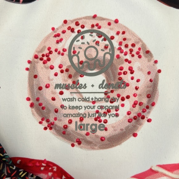 Muscles and Donuts biker shorts - Picture 2 of 4